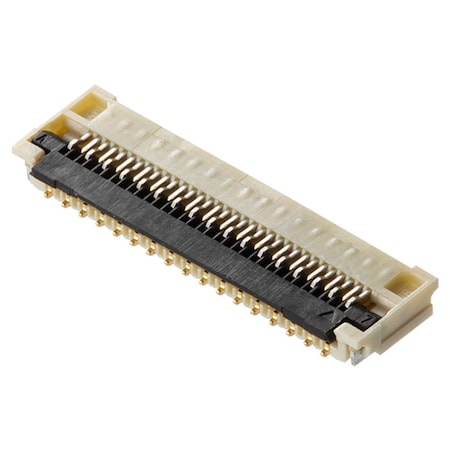 Molex Ffc/Fpc Connector, 39 Contact(S), 1 Row(S), Female, Right Angle, 0.010 Inch Pitch, Surface Mount 5020783910